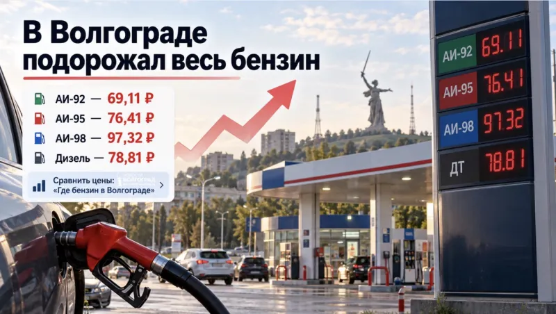 Цены на бензин в Волгограде