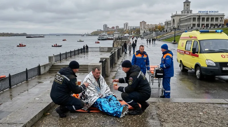 Спасатели вытащили мужчину из Волги в центре Волгограда