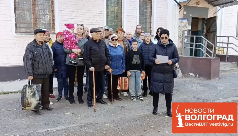 Жители дома №5 по проспекту Канатчиков в Красноармейском районе Волгограда записали видеообращение к председателю СК России Александру Бастрыкину