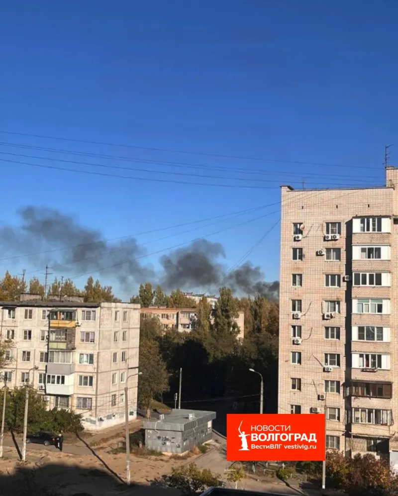 Возможное возгорание в Жилгородке Волгограда