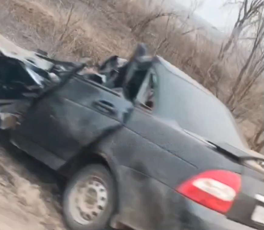 ДТП в поселке Степной: столкновение автомобилей попало на видео