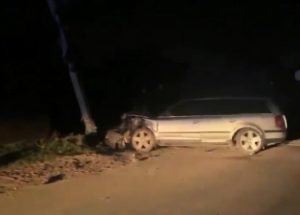 Пьяный водитель устроил ДТП на Богунской и снес столб