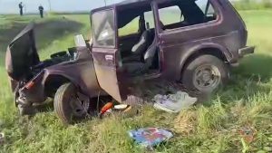 В Ольховском районе в результате опрокидывания “Нивы” погиб водитель
