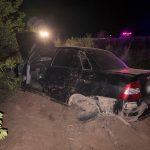 Серьёзное ДТП в Калачёвском районе: «Лада Приора» перевернулась на трассе