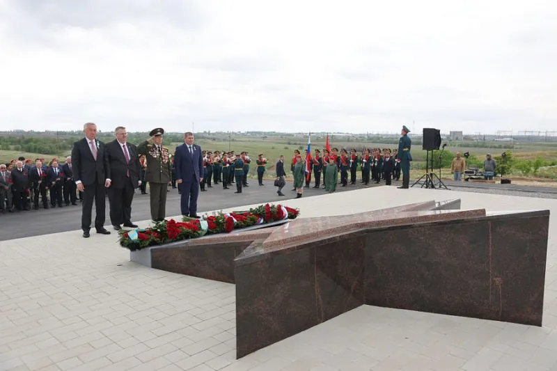 Мемориал защитникам Сталинграда открылся в Городищенском районе Волгоградской области