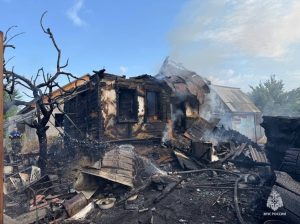 Двое погибших в пожаре под Волгоградом: возгорание произошло ранним утром