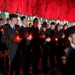 Волгоградцы почтили память павших в годы войны на Мамаевом кургане