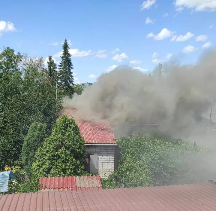 Пожар в СНТ Волгограда уничтожил дом, собака погибла