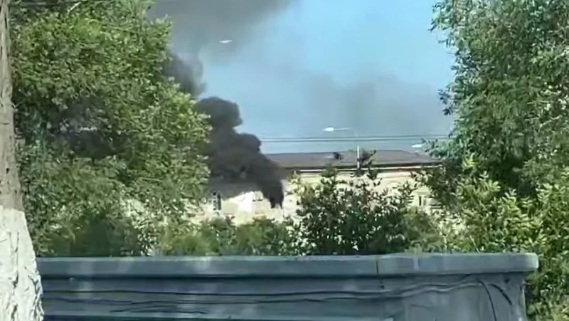 Пожар в старом корпусе заводоуправления «Красного Октября» ликвидирован