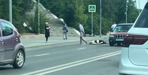 ДТП с пешеходом произошло у Военного музея и улицы 7-й Гвардейской