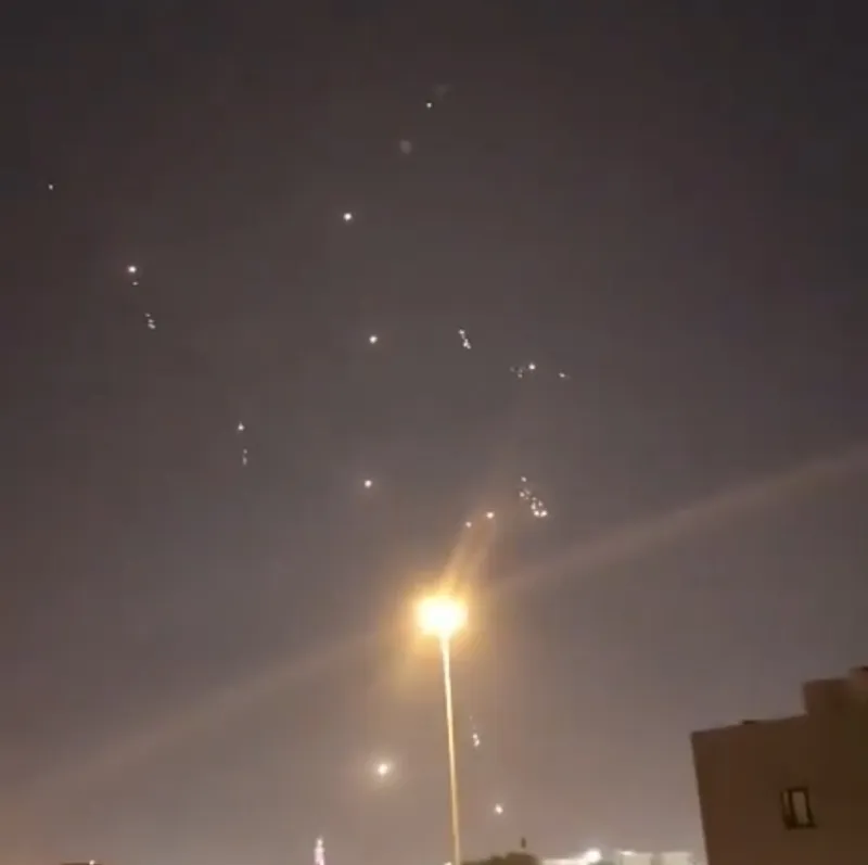 Видео работы ПВО Катара