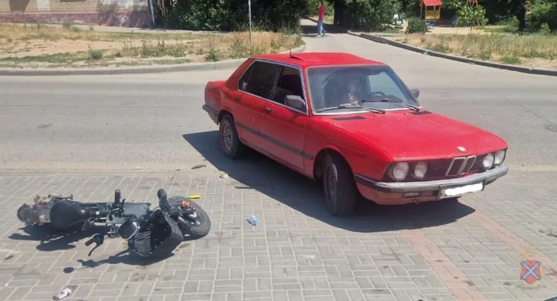 В Советском районе произошло ДТП с участием электровелосипеда