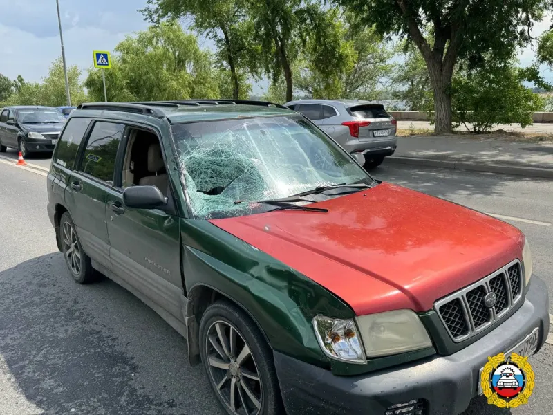 В Волгограде водитель Subaru сбил пешехода на переходе на Набережной 62-й Армии