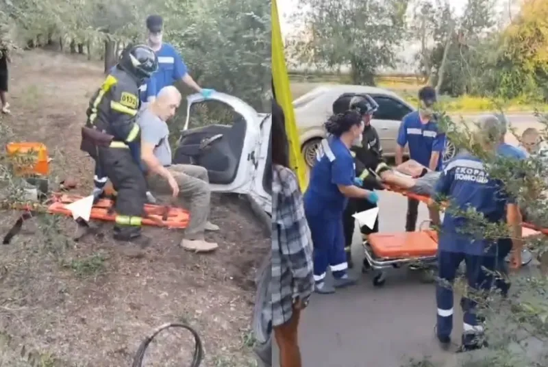 Водитель в реанимации после жёсткой аварии в Волжском
