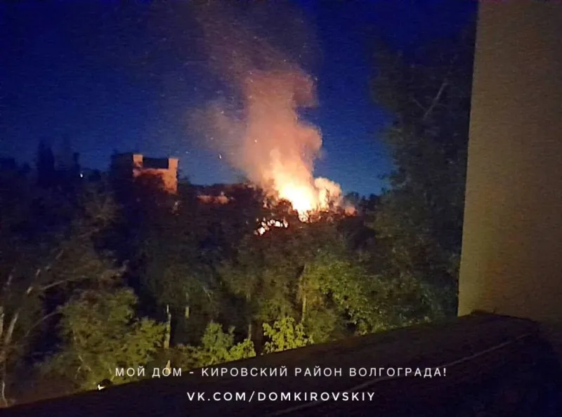 Дворец культуры сгорел в Кировском районе Волгограда