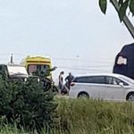 В Руднянском районе «Приора» перевернулась на трассе — пострадала женщина