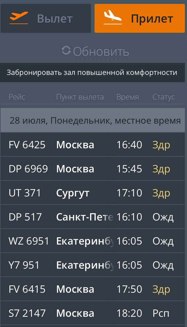 В Волгоградском международном аэропорту сегодня наблюдаются серьезные сбои в расписании