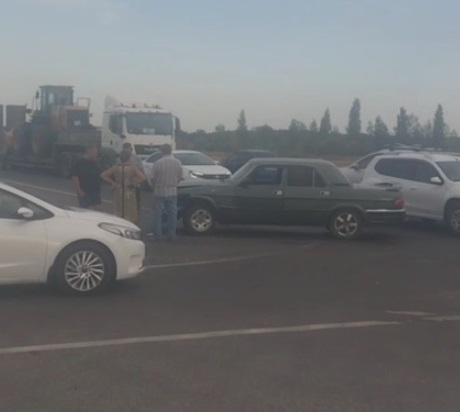 Серьёзная авария парализовала движение после Госпитомника в сторону Волгограда