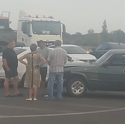 Серьёзная авария парализовала движение после Госпитомника в сторону Волгограда