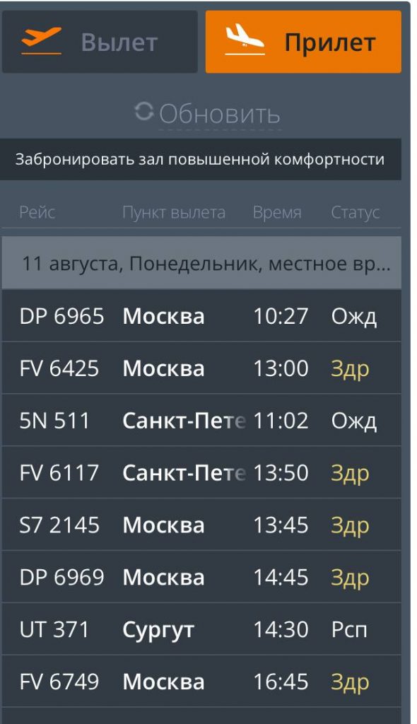 Вылеты и прилёты в Волгограде задержаны несмотря на снятие ограничений