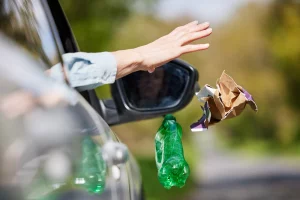 В Волгограде нарушителя поймали при сбросе мусора в Солнечном