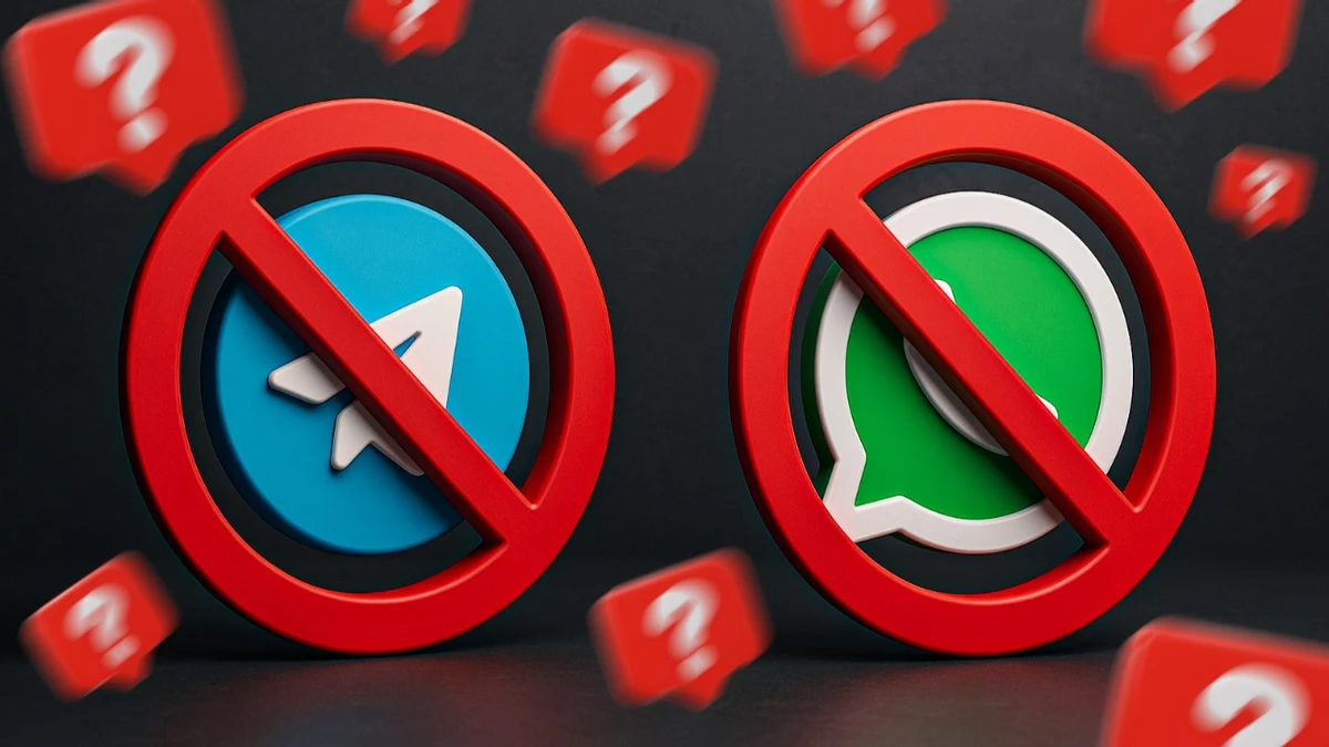 В России могут запретить звонки в Telegram и WhatsApp*