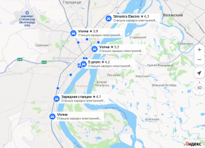 Волгоград — 12-й в России по числу станций зарядки электромобилей