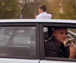 Волгоградская молодежь вновь устроила дорожный беспредел на проспекте Ленина