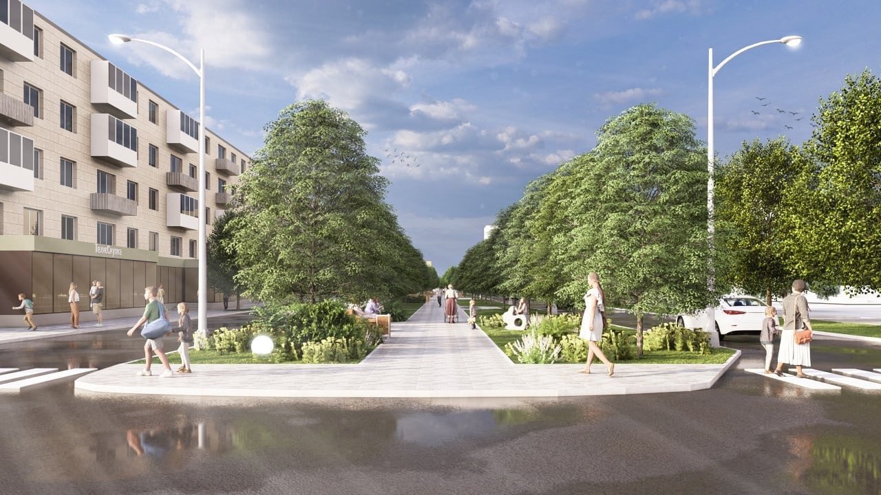 В Волгограде представили концепцию благоустройства проспекта Канатчиков