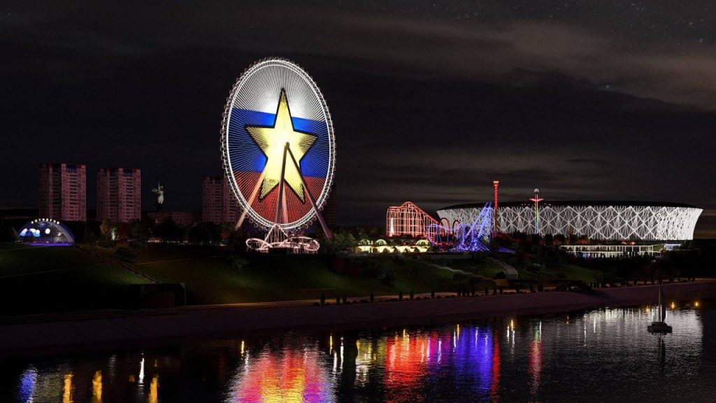 В Волгограде строят одно из крупнейших колёс обозрения в России