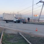 Авария на подъезде к ГЭС со стороны Волжского: столкнулись «Газель» и «Гранта»