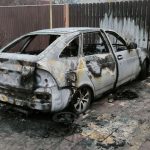 На Воронежской в Дубовке вспыхнула машина: поджёг сам владелец