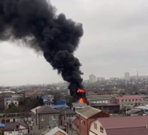 Пожар в районе улицы Белорусской: что горит в Ворошиловском районе Волгограда