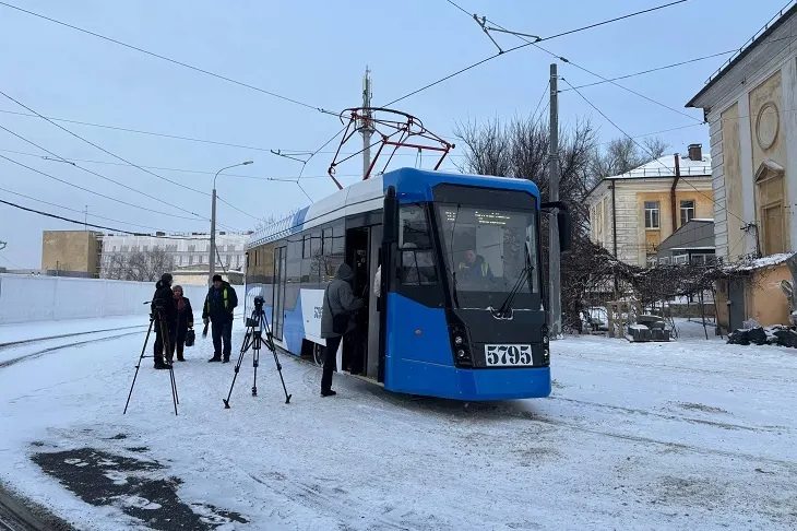 В Волгограде запустили новый трамвай, собранный совместно с заводом Екатеринбурга