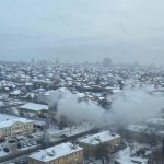 Пожар на Ангарском в Волгограде: загорелся супермаркет