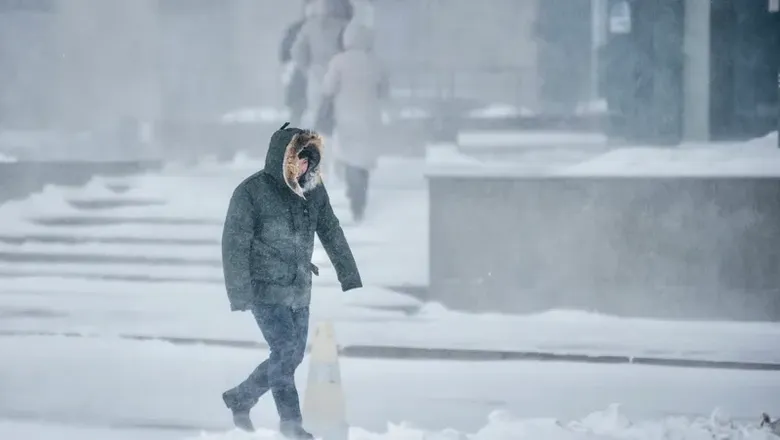 Мороз и снегопады в Волгограде: температура ощущается ниже -20°