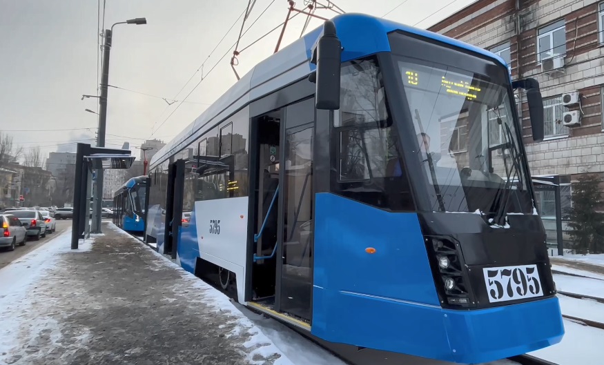 В Волгограде запустили новый трамвай, собранный совместно с заводом Екатеринбурга