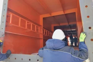 В ЦПКиО Волгограда начали монтаж 120-метрового колеса обозрения