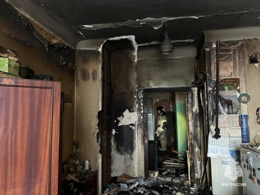 В общежитии на улице Дегтярёва в Волгограде произошёл утренний пожар