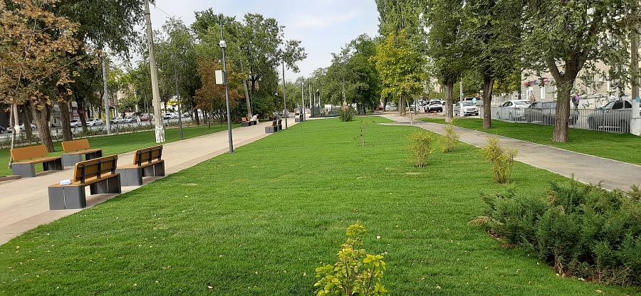 В Волгограде благоустроят последний участок бульвара на проспекте Металлургов