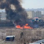 Что горит в Краснооктябрьском районе Волгограда — чёрный дым накрыл город