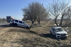 Лобовое ДТП под Калачом на трассе Р-260: пострадала пассажирка «Лады»