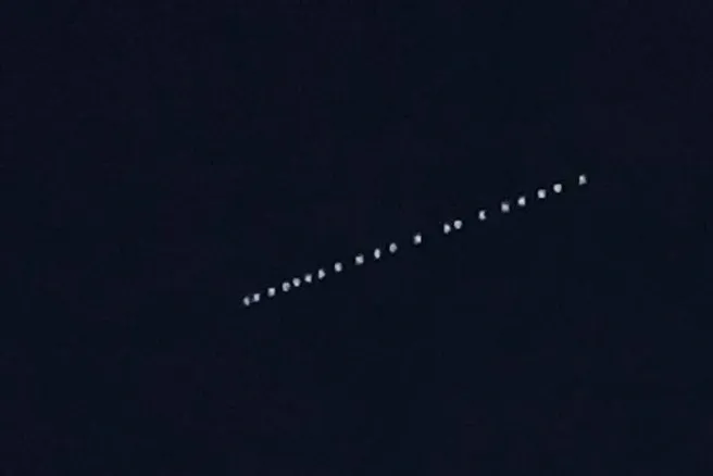 Жители Волгоградской области увидят «космический поезд» Starlink 2 и 4 марта