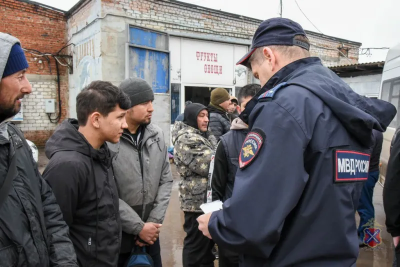 Массовая проверка на рынке в Волгограде: есть задержанные и протоколы