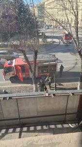 В центре Волгограда произошёл пожар в подвале дома на проспекте Ленина