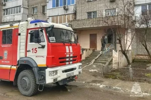 В Волгограде на проспекте Жукова произошёл пожар в квартире