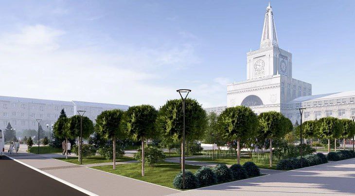 В Волгограде показали проект обновления Привокзальной площади