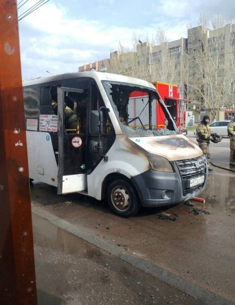 В Волгограде на улице Виноградной произошёл взрыв в маршрутке