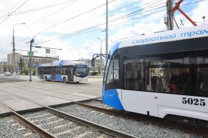 Волгоград первым запустил новые трамваи и электробусы