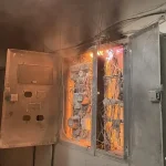 Пожар с пятого по восьмой этаж произошел в доме на Краснополянской в Волгограде